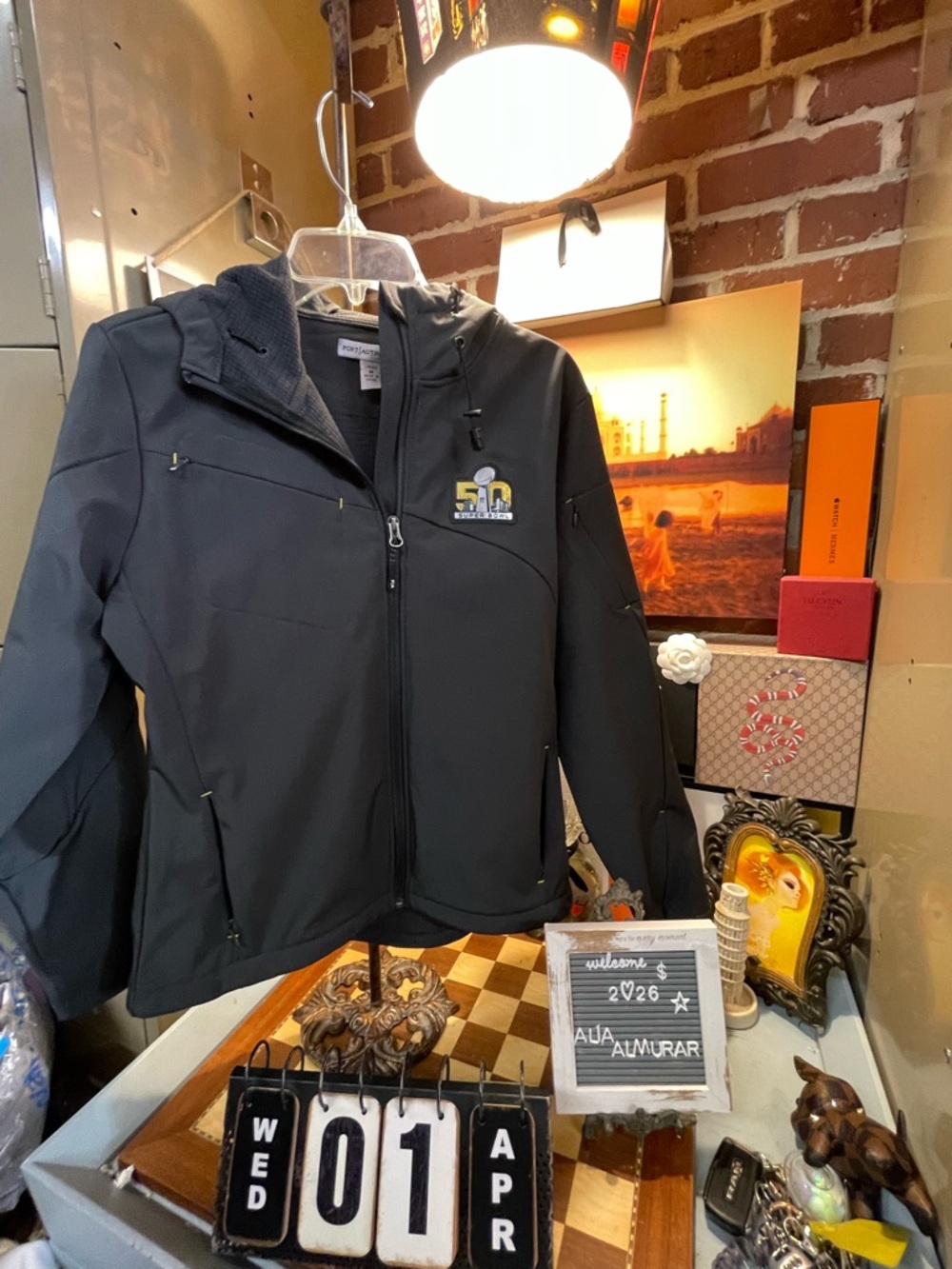 Super Bowl 50 logo, jacket